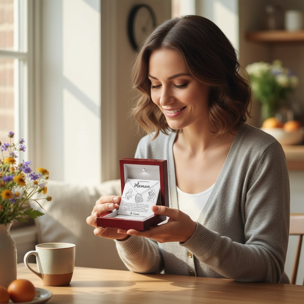 Coffret Collier "À ma Précieuse Maman"