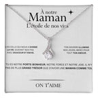 Coffret Collier "À notre Maman, l'étoile de nos vies"