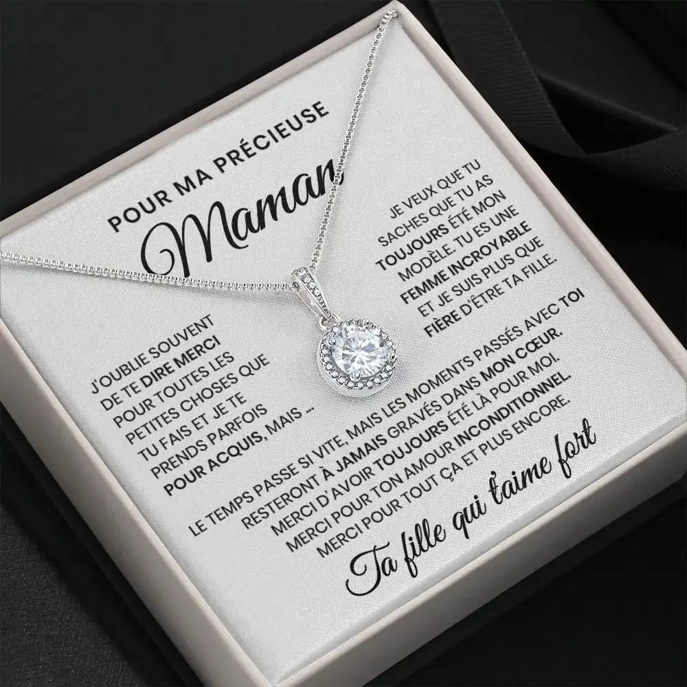 Coffret Collier "Pour ma précieuse Maman"