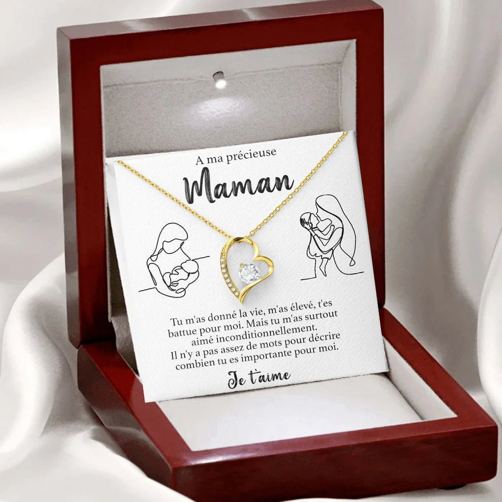 Coffret Collier "À ma Précieuse Maman"